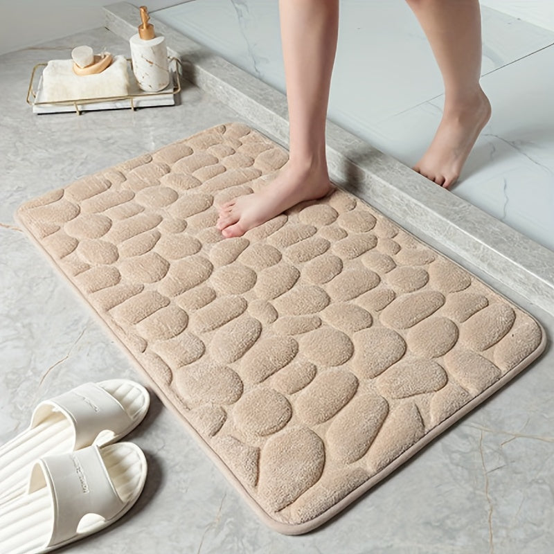 Easy Bathroom Door Mat, Non-Slip Floor Mat for The Bathroom, Absorbent Foot Mat, Soft And Comfortable Mat for The Entrance