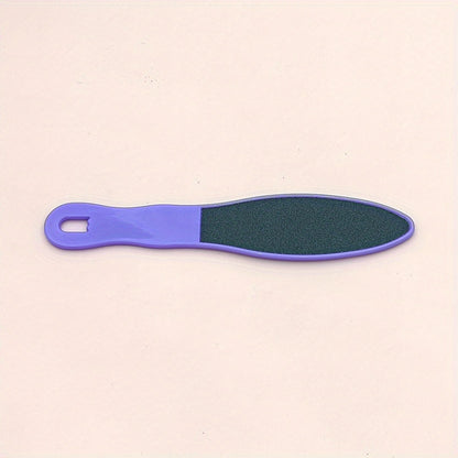 Pedicure Foot File, Cuticle File Scrubber With Plastic Handle, Double Side Foot Heel Scraper For Ladies Men