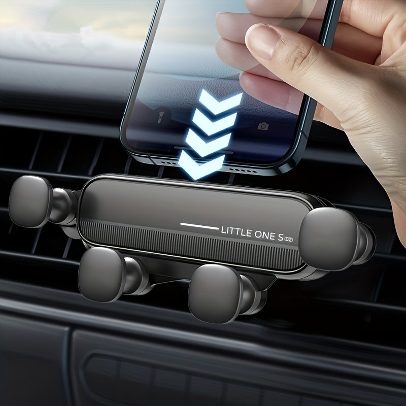 Gravity Car Phone Holder Exhaust Bracket Mobile Phone GPS Support IPhone Huawei Xiaomi Samsung Phone Holder In Car