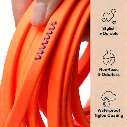 Waterproof, wear-resistant, and easy-to-clean dog leash, it's a great tool for training your dog's recall memory. The product comes in various lengths: 5ft, 10ft, 20ft, and 30ft, allowing your beloved dog to play outdoors and come back easily.