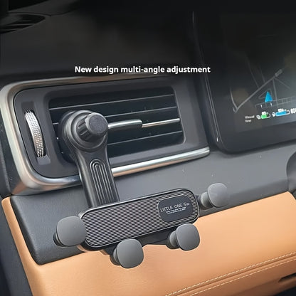 [Stable Gravity Lock] Car Phone Mount | Adjustable Air Vent Grip | Waterproof ABS Material | Anti-Shake, Stable Gravity Lock