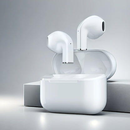 Lightweight Plastic True Wireless Earbuds 5.3 TWS HiFi 9D Stereo HD Smart Mini Earphones - Condenser Mic, Touch Control, Anime/Cartoon Design, Semi-Open-Back Headset for Casual Use, Clear Calls, Sports - Compatible 2025