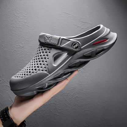 Men's Fashion Solid Color Slippers: Trendy, Comfortable, Non-Slip, Slip-On Casual Clogs, Perfect for Daily and Leisure Wear!