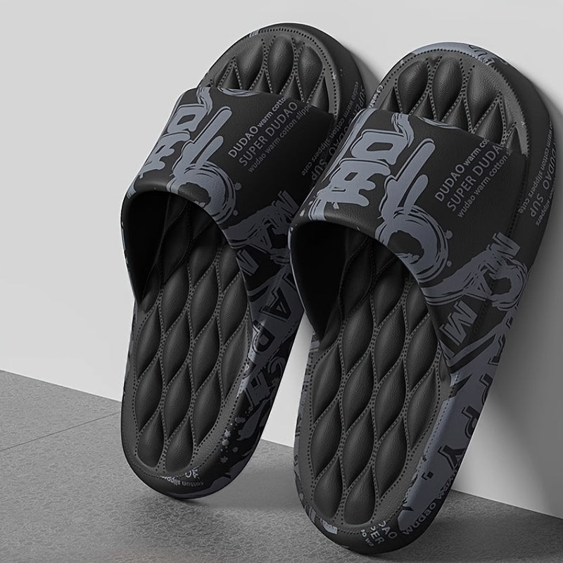 [Large Size Non-Slip Sandals Slippers] 2023 New Large Size 48-49 Men's Summer Indoor Home Bathroom Bath Non-Slip Cartoon Household Thick Soled Sandals Slippers For External Wear L-5161B