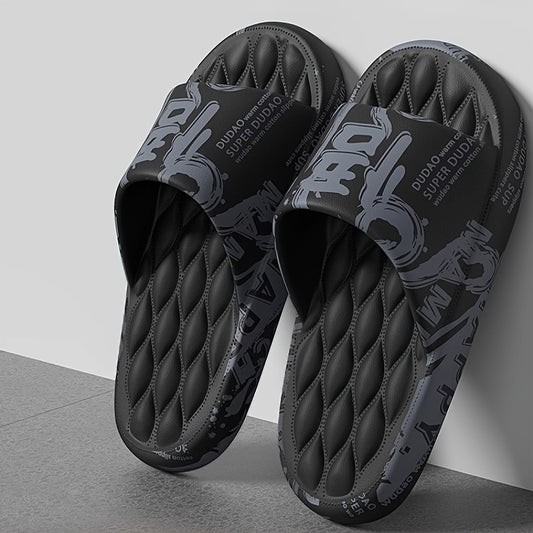[Large Size Non-Slip Sandals Slippers] 2023 New Large Size 48-49 Men's Summer Indoor Home Bathroom Bath Non-Slip Cartoon Household Thick Soled Sandals Slippers For External Wear L-5161B