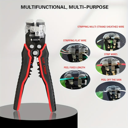 1pc Automatic Wire Stripper Wire Stripper Cable Pliers Stripping Tool for Electrician Cutting Crimping Twisting Wire Pliers Cable Stripper Cable Cutter Peeler