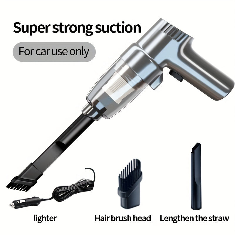 OUDEMU Car Vacuum Cleaner - Powerful 3Kpa Suction, Corded (3M), Lightweight Handheld Car Vacuum Cleaner, Single-Point Exhaust, Suitable for Cars, Trucks, Home - Lightweight And Portable, Without Battery
