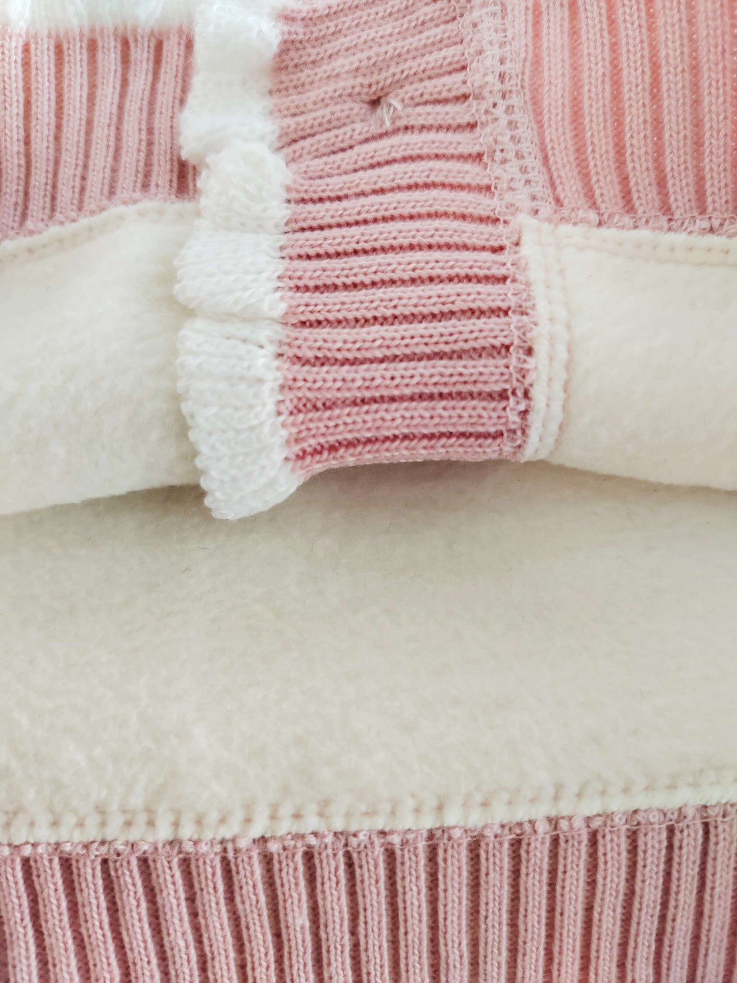 [Girls' Lined Sweater] Girls' Stylish -Lined Sweater, Fashionable Kids' Warm Casual Knit Jacket, 1pc