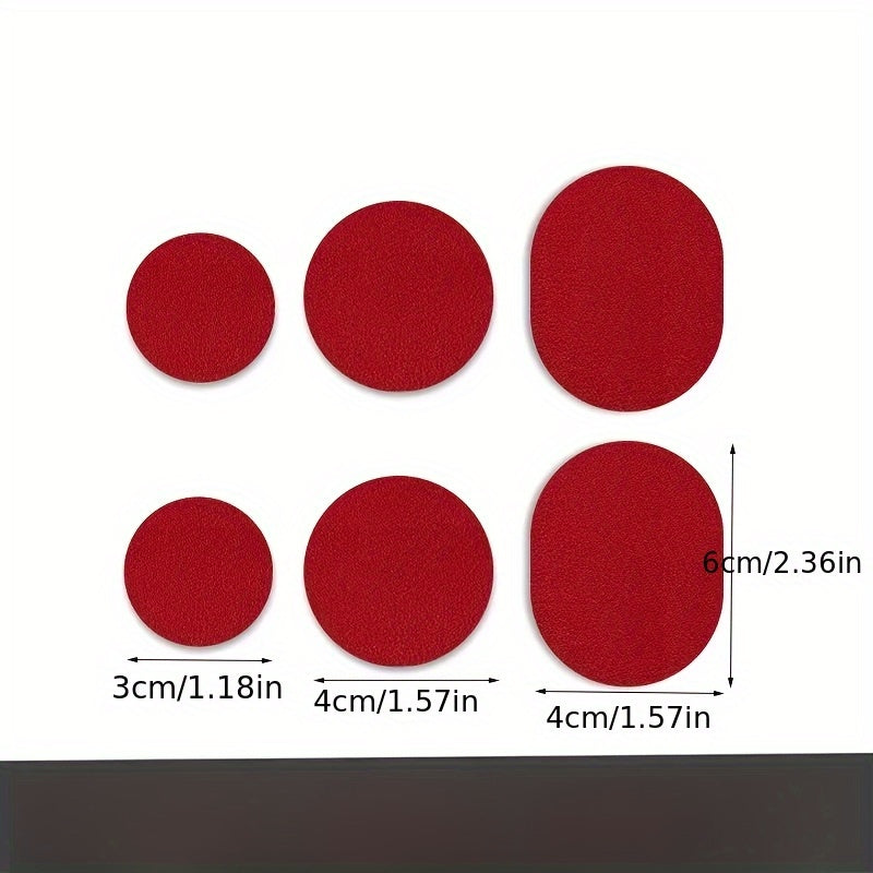 A Set of 6 Self-adhesive Shoe Patches for Repairing Side Damage, Mending Holes in Shoe Linings, and Applying to Worn Areas on Sneaker Heels. Durable, Scratch-resistant, and Wear-resistant, They Repair Tears and Abrasions