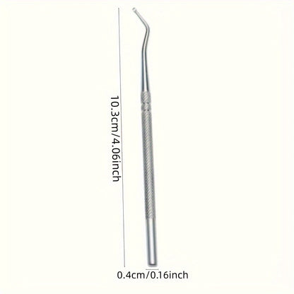 Stainless Steel Toenail Cleaner Tool for Removing Dirt from The Gaps of Toenails