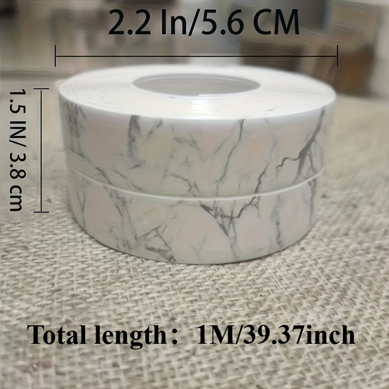 3.6cm Wide Toilet Base Seam Cover Self-Adhesive Kitchen Sink Corner Decorative Tape