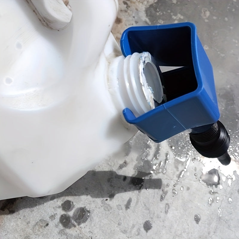 Portable Foldable Telescopic Oil Funnel, Durable ABS with Sturdy Construction, Quick-Connect Nozzle and Square Mouth Design, Hands-Free Pouring for Cars Trucks Motorcycles, Cross-Border Compatible Auto Oil Change Accessory