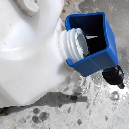Portable Foldable Telescopic Oil Funnel, Durable ABS with Sturdy Construction, Quick-Connect Nozzle and Square Mouth Design, Hands-Free Pouring for Cars Trucks Motorcycles, Cross-Border Compatible Auto Oil Change Accessory