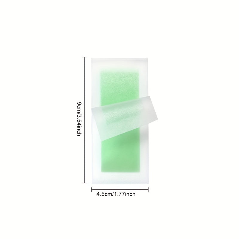 30pcs Tea Tree Wax Paper, Moisturiz, Lasting Smooth, One Tear, Create Delicate Smooth Skin, Instant No Black Point, No Residue, Painless, Suitable for Lips, Body, Hands, Feet, Armpit, Facial Hair Removal Wax Paper, Hair Removal, Rapid Hair Removal