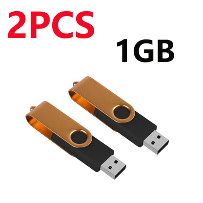 [Usb Flash Drive] 2pcs USB Flash Drive 8GB 4GB 2GB 1GB 512MB 256MB 128MB 64MB USB 2.0 High Speed U Disk USB Disk Metal Pen Drive USB Drive for PC/Laptops/Tablets/Mobile PhonesCar Audio/Game Console/Audio - Store Your Files Securely!