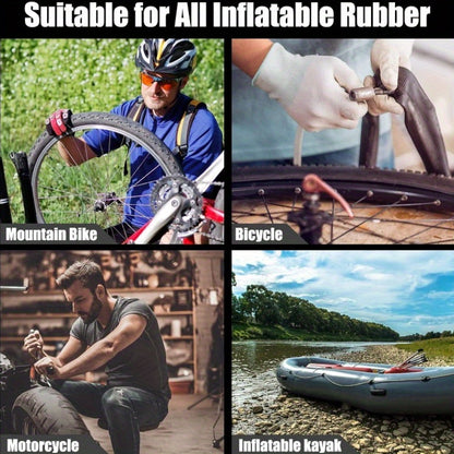 Easy to Use Complete Tire Repair Kit for Cars & Motorcycles - Durable Metal Construction, Easy Puncture Fix & Replacement Tools
