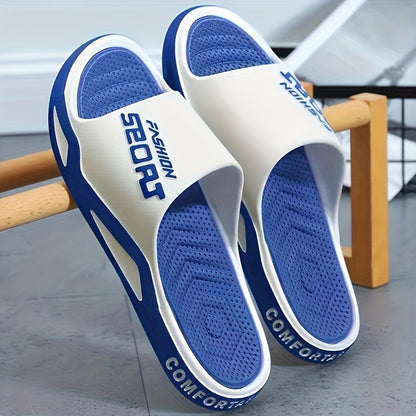 Trendy Oversized Flat Slippers, Lightweight Soft-Soled, for Home Bathroom and Indoor Use Outdoor Sports Comfortable Beach Outings