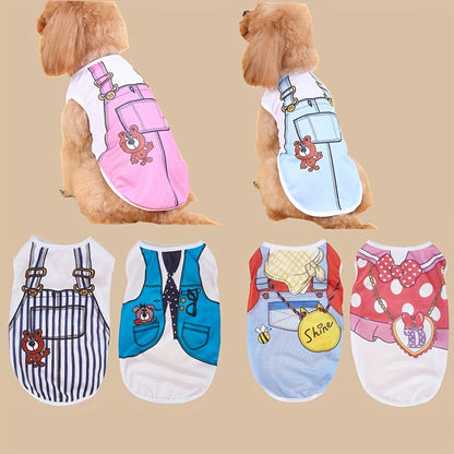 Cute Soft Dog Clothes For Small Dogs Summer Dog Clothing Coat Vest Puppy Clothes Pet Dog Coat