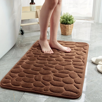 Easy Bathroom Door Mat, Non-Slip Floor Mat for The Bathroom, Absorbent Foot Mat, Soft And Comfortable Mat for The Entrance