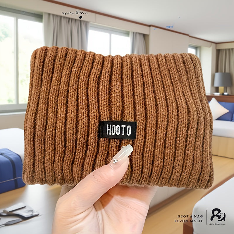 Single Women' Headband - Braided Winter Ear Warmer & Turban, Soft Warm Hat for Weather, Elegant & Cute Solid Color Knitwear for Daily Use & Special Events,
