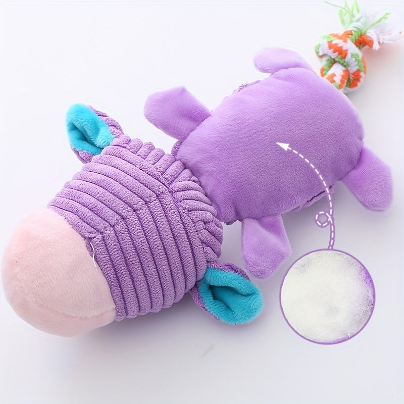 Adorable Interactive Dog Plush Toy 1pc - Durable Chew Toy for Your Pet