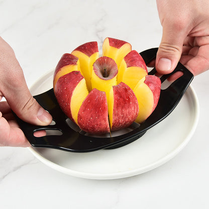 [Stainless Steel Apple Slicer] Durable Stainless Steel Apple Slicer and Corer - Manual Fruit Cutter with Uniform Blades, Ergonomic Handle, Kitchen Gadget for Perfectly Sliced Apples, Fruit Slicer