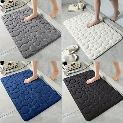 Easy Bathroom Door Mat, Non-Slip Floor Mat for The Bathroom, Absorbent Foot Mat, Soft And Comfortable Mat for The Entrance