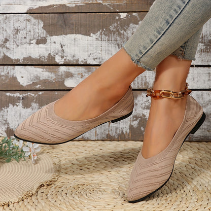 Cross-Border Women'S Fashionable Casual Pointed Flats, Women Shoes