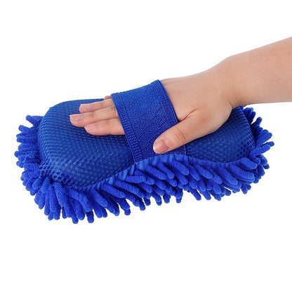 Coralline Sponge Car Exterior Cleaning Sponge Block Car Glass Cleaning Soft Brush Detail Cleaning Brush Car Wash Dust Cleaning Supplies