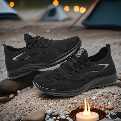 Men's Shoes, Breathable Slip-On Lace-Up, Lightweight Versatile, for Spring Sports And Leisure