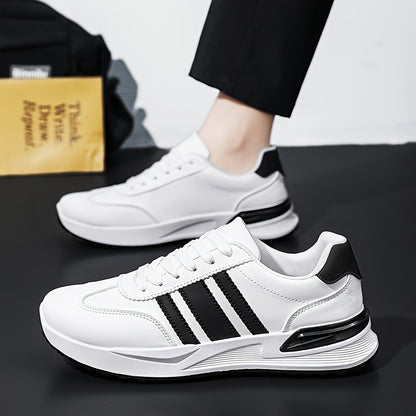 Men's Big Size Road Running Shoes, Outdoor Walking Shoes, Trendy Versatile Sports Casual Shoes, Low-Top Fashion Student Skate Shoes for All Seasons: Spring, Summer, Autumn