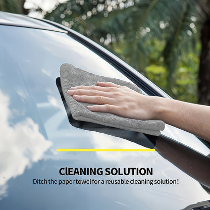 4/10/20/50 Pack Microfiber Cleaning Cloth, Bulk Microfiber Towel for Home, Reusable and Lint Free Cloth Towels for Car
