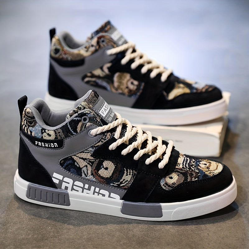[Perfect Outdoor High-Top Sneakers] Fashionable High-Top Sneakers: Perfect for Outdoor Adventures - Men'S And Women'S Sizes Available