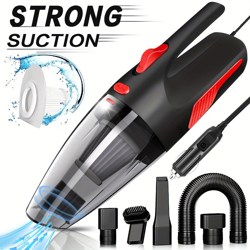 Mini Handheld High-Power Car Vacuum Cleaner for Automotive Dust Removal and Interior Cleaning Supplies