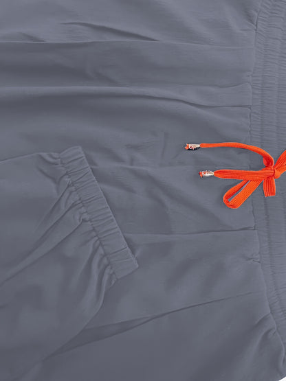 Men's Clothing, Men's Fashion Long Pants, Casual 100% Pure Material, Drawstring Hip-Hop Loose Pants, Outdoor
