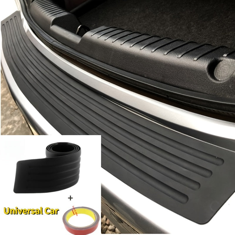 Universal Rear Bumper Protection Sticker for Cars, Designed to Cover The Trunk Sill with Rubber Strips And Anti-Scratch Pads As Accessories.
