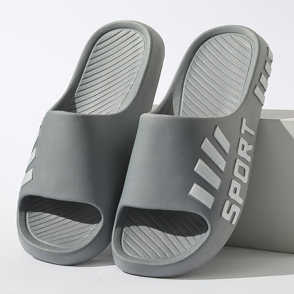 Men's Casual Summer EVA Slippers/Non-Slip, Durable Sole/Comfortable Slide-On Design/Suitable for Outdoor, Indoor, and Bathroom Use/Unisex