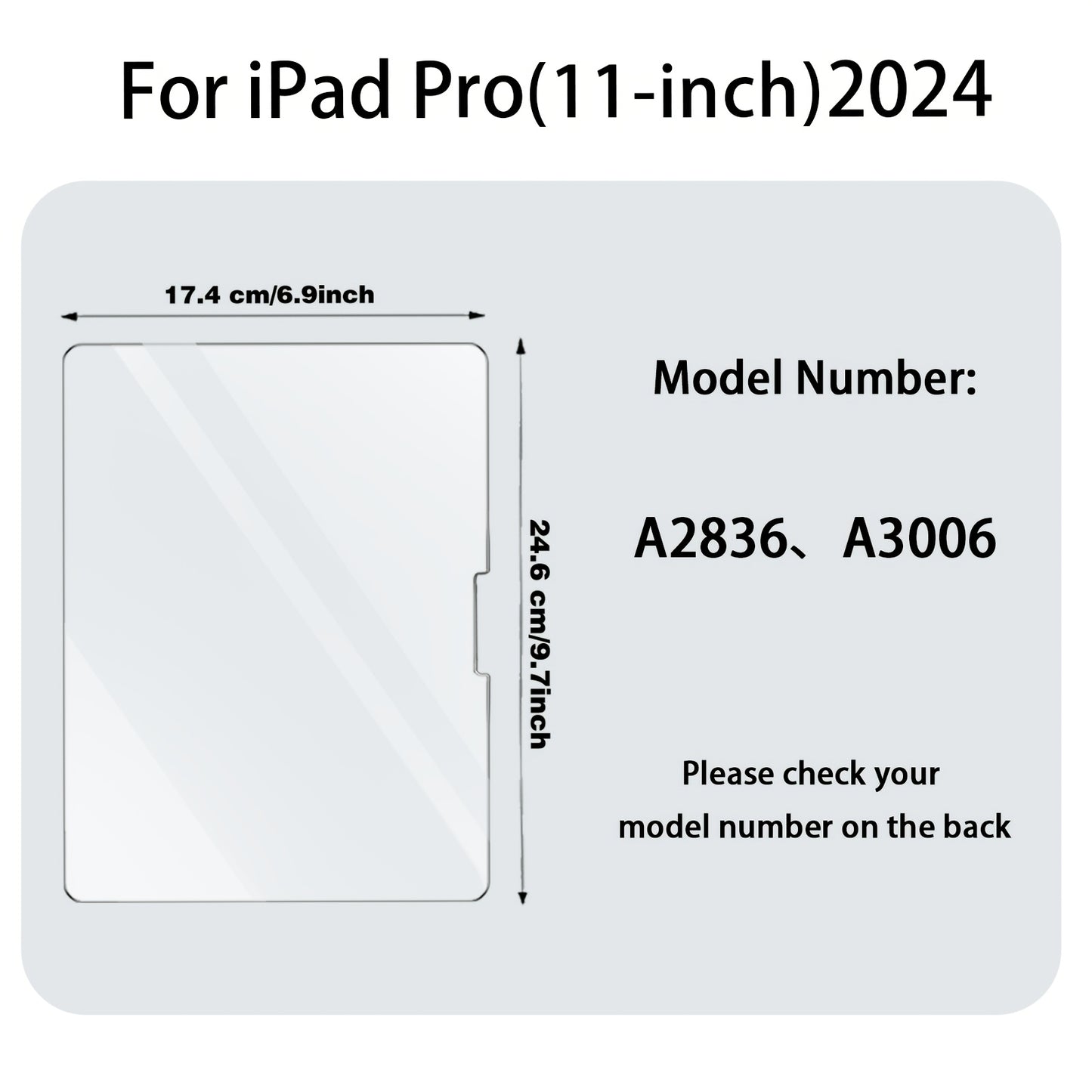[2-Pack Ipad Protector] 2-Pack Ipad Tablet Screen Protector Tempered Glass for Ipad 11Th/10Th/9Th/8Th/7Th/6Th/5Th/Air 7/Air 6/Air5/Air 4/Air 3/Mini 7/Mini 6/Mini 5/Mini 4 (2018/2020/2019/2020/2022/2023/2024/2025) Pro/Air (7.9/8.3/9.7/10.2/10.5/10.9/11) In