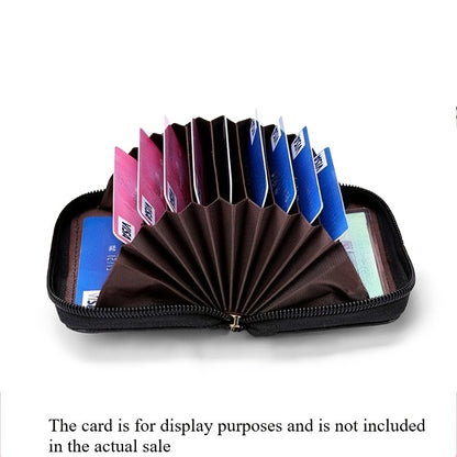 [Stylish Men's Card Holder] Stylish Men's Card Holder | Zippered Pocket | Great Gift for Fathers, Christmas, Valentine's Day