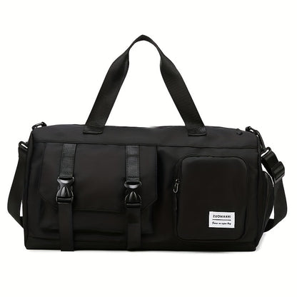 Women's Crossbody Bag, Outdoor Sports Fitness Bag, Weekend Luggage Bag, Yoga Bag, Multi-Pocket Short Trip Handbag
