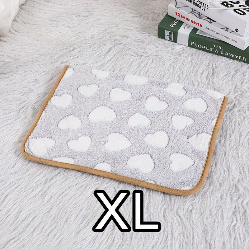 Comfortable And Breathable Cute Cartoon Pattern Dog Bed Blanket Washable Pet Blanket Cat And Dog Nest Mat