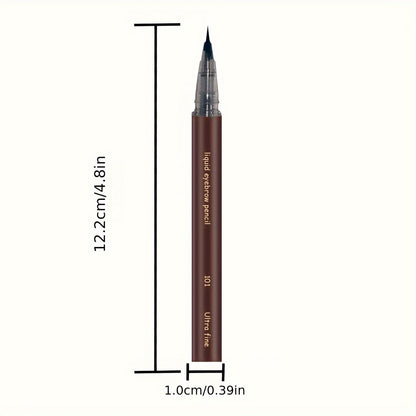 Ultra Fine Extra Slim Eyebrows Pen - Waterproof & Sweat-Proof Long-Lasting Liquid Eyebrow Pencil, Microblading Makeup for Natural Looking Brows, All Light Types, Eyebrow Pencil, Sleek Design, Professional Makeup