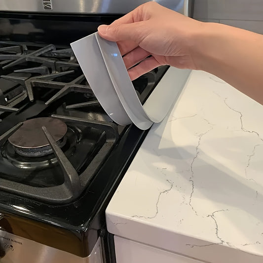 2pcsDurable Gap Sealing Strip for Kitchen-High-Temperature,Waterproof & Dirt Resistant; An Essential Upgrade for Clean AndCrumb-Free Countertops
