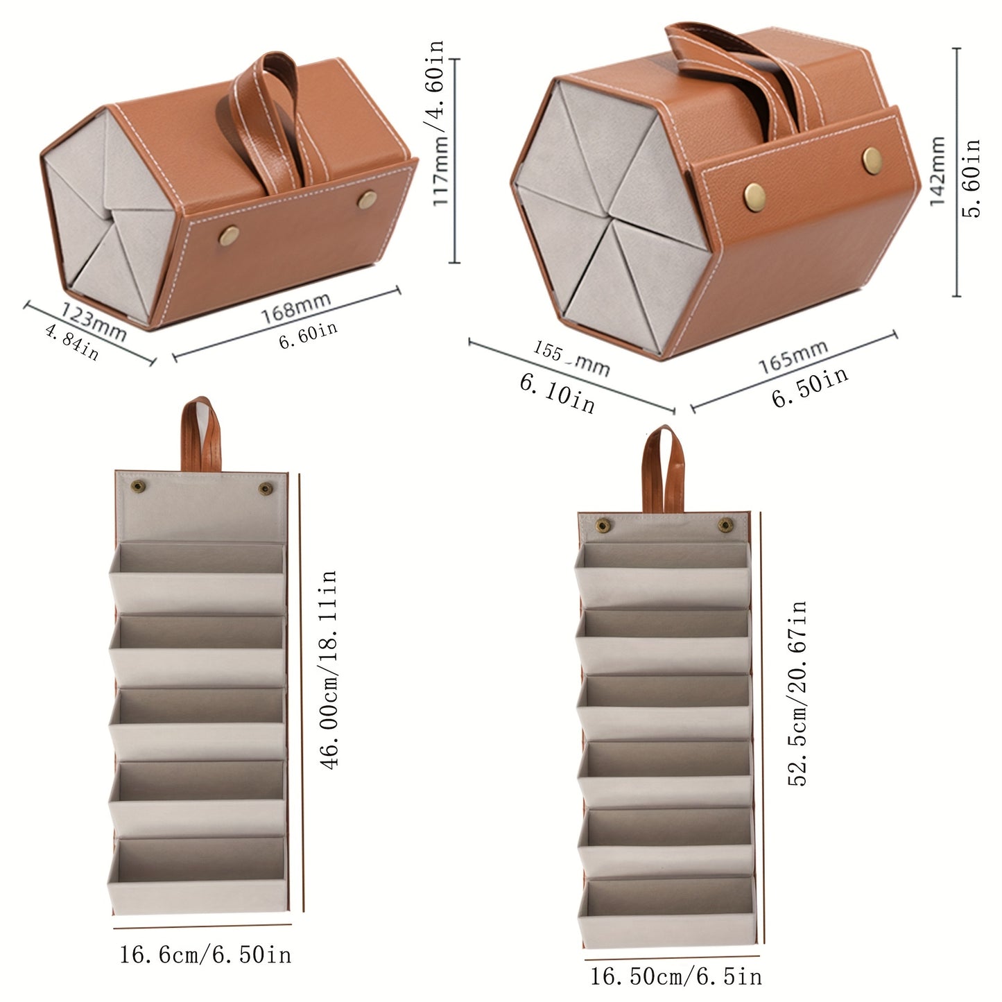 Sunglasses Storage Organizer Eyeglasses Holder, Foldable Travel Case, 3/4/5/6 Slot, Multiple Glasses Hanging Eyewear Display