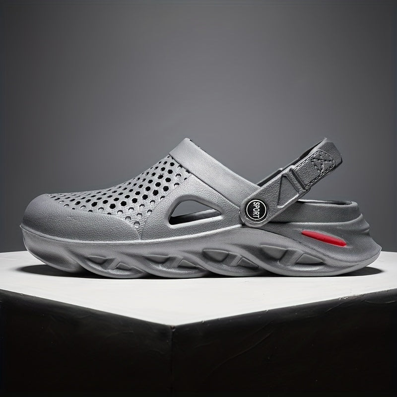 Men's Fashion Solid Color Slippers: Trendy, Comfortable, Non-Slip, Slip-On Casual Clogs, Perfect for Daily and Leisure Wear!