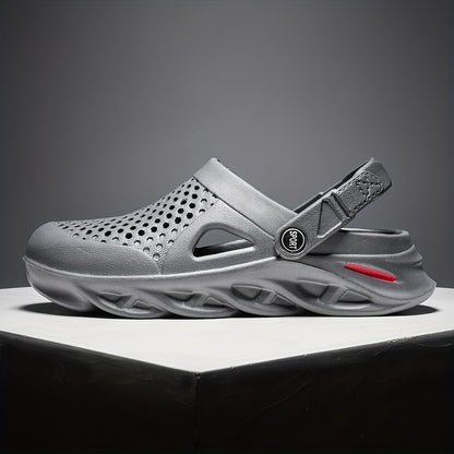 Men's Fashion Solid Color Slippers: Trendy, Comfortable, Non-Slip, Slip-On Casual Clogs, Perfect for Daily and Leisure Wear!