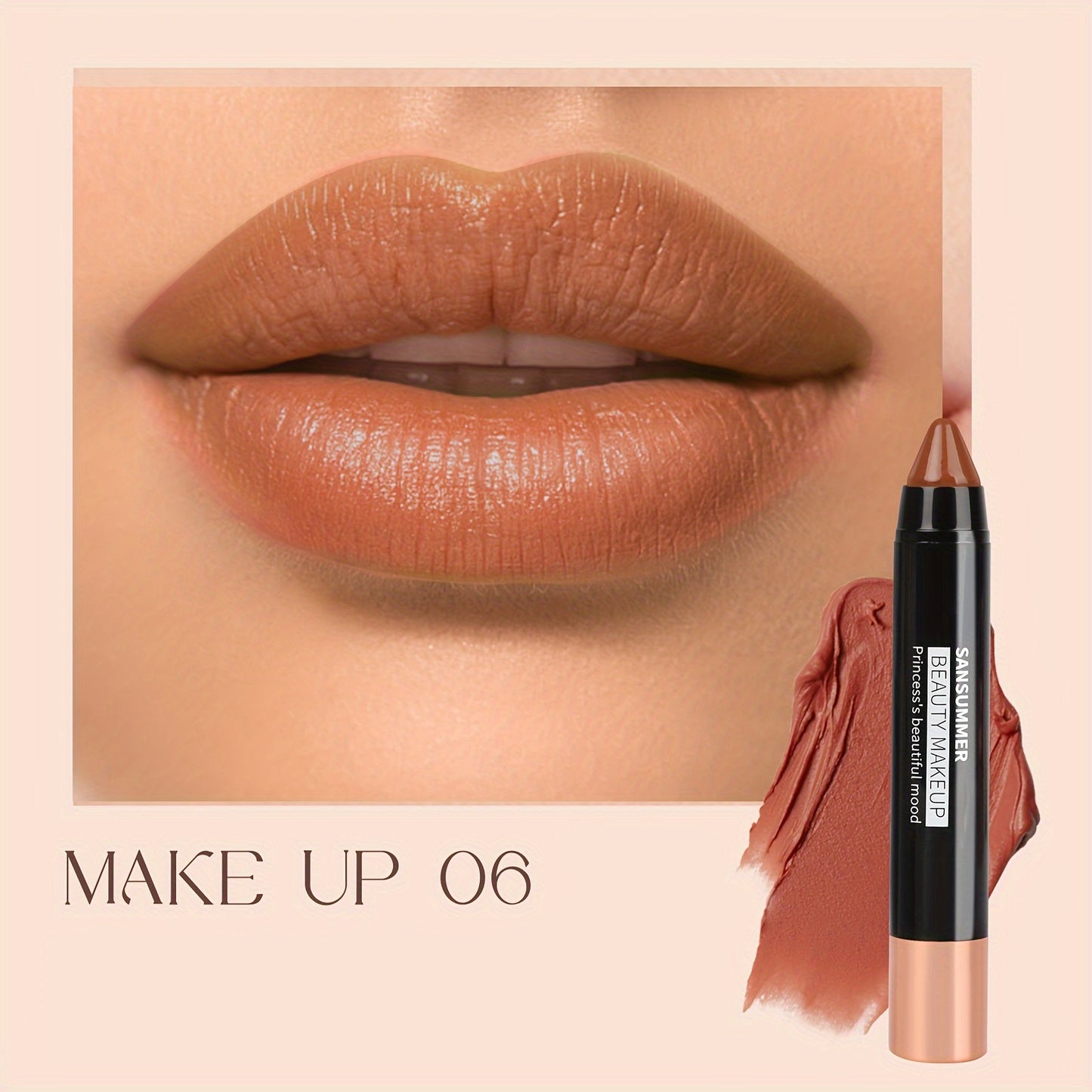 SANSUMMER Crayon Lipstick in 8 Colors