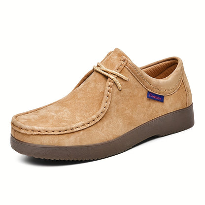 Casual Shoes, Business Shoes, Pigskin Fabric with Non-slip Premium Soles, Suitable for Autumn and Winter Business Casual Easy to Clean Shoes