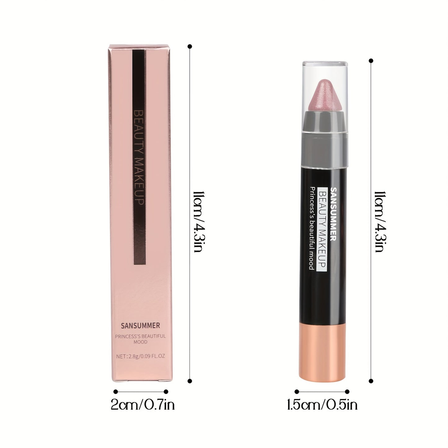SANSUMMER Crayon Lipstick in 8 Colors