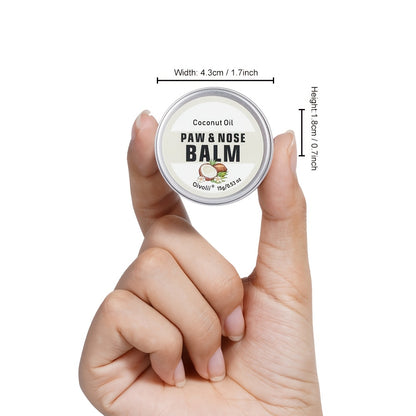 [Dog Accessories] OIVOLII Nourishing Paw Cream for Dogs - Fast-Acting, Long-Lasting Protection, Prevents Cracked Paws & Nose, Safe for Sensitive Light Beige, Easy Application, Ideal for Running, Walking, Hot/Cold Weather - Pet Paw Care Essential, Paw Crea